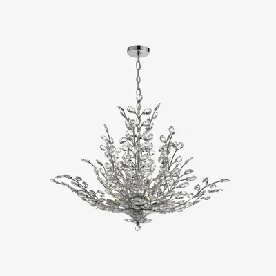 Pagazzi Cordelia Crystal 9 Light Chandelier Ceiling Light