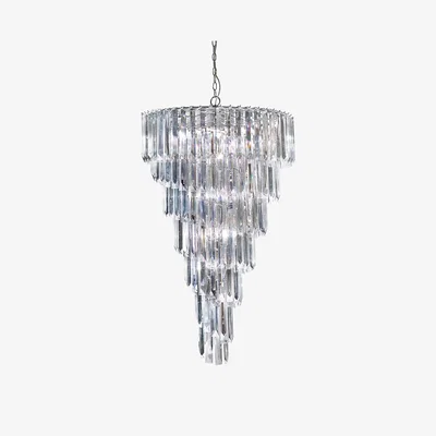 Pagazzi Sigma 9 Light Chrome Chandelier