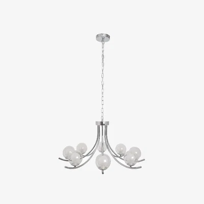 Pagazzi Jimena 8 Light Polished Chrome Chandelier