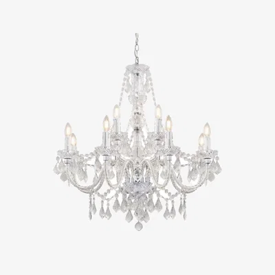Pagazzi Clarence 12 Light Crystal Chandelier