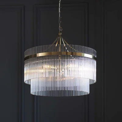 Pagazzi Marietta 5-Light Antique Brass Pendant
