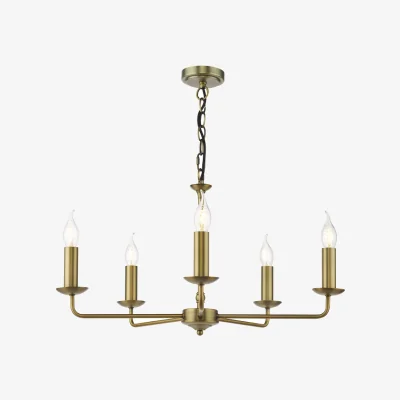 Pagazzi Favian 5-Light Matte Bronze Chandelier