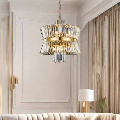 Pagazzi Aurelia Gold 12 Light Crystal Chandelier