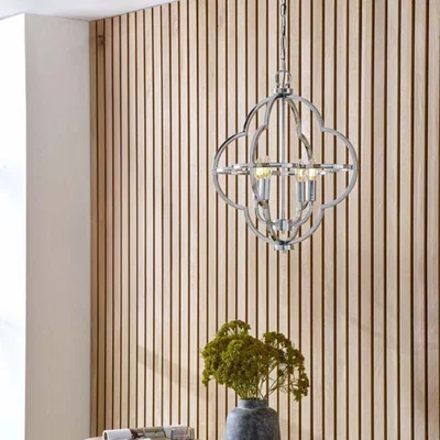 Pagazzi Amine Satin Nickel Pendant
