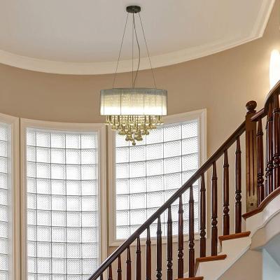 The Range Crystallite Chandelier - Silver