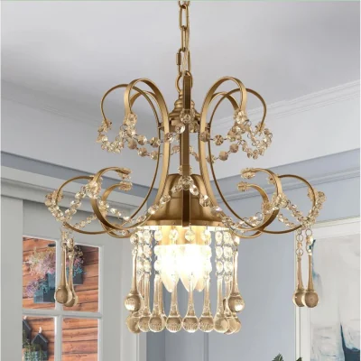 The Range Chandelier Champagne - Gold