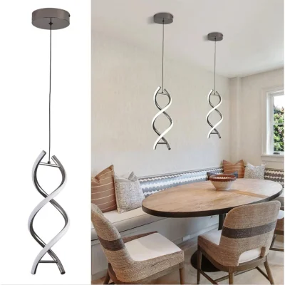 The Range Modern Spiral LED Pendant Light Chandelier