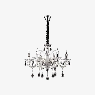 The Range Colossal  6 Light Chandelier Ivory Finish, E14 - Ivory