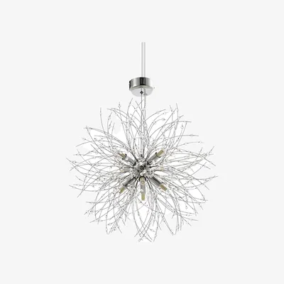 The Range Firework-Shaped Chandelier - Chrome