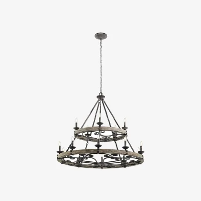 The Range Taulbee Chandelier Grey - Grey