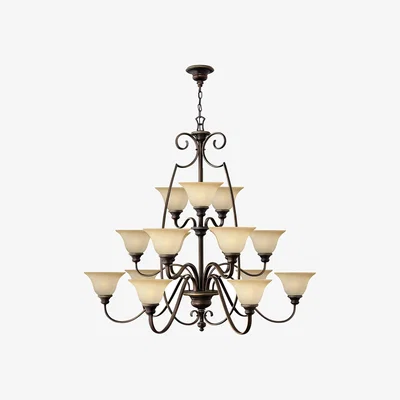 The Range Cello Chandelier Bronze - Bronze