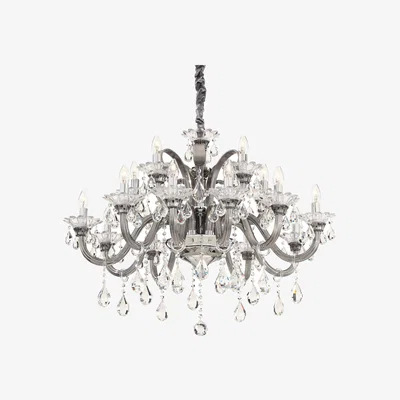 The Range Colossal  15 Light Chandelier Smokey Finish, E14 - Smokey