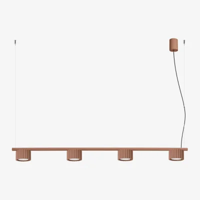 The Range Chandelier AURA 4 mocha Gx53 - mocca