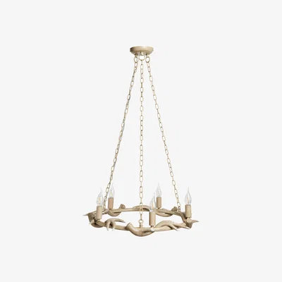 The Range Rein Antler Chandelier - Natural
