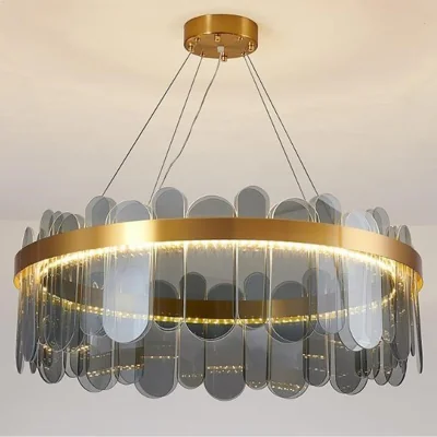 The Range Chandelier 60 cm Grey - Grey