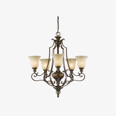 The Range Kelham Chandelier  Bronze - Bronze