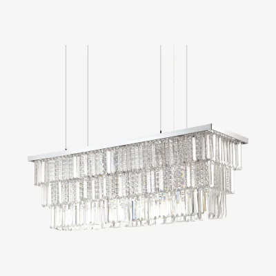 The Range Martinez Chandelier Chrome - Chrome