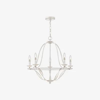 The Range Elstead Lighting Quoizel Chandelier White - White