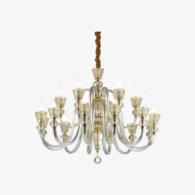 The Range Strauss  18 Light Chandelier Rose Gold Finish, E14 - Rose Gold