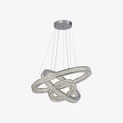 The Range Bands 3 Light Pendant - Silver