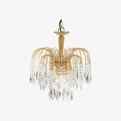 The Range Paramaribo Gold 3Lt Pendant - Gold