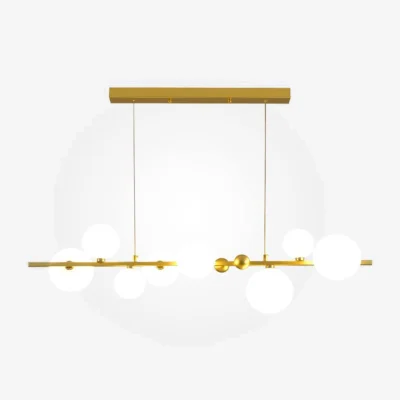 The Range Pendant 8 Heads Light Gold - Gold