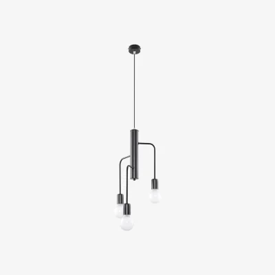 The Range Chandelier DUOMO 3D - black / 25cm
