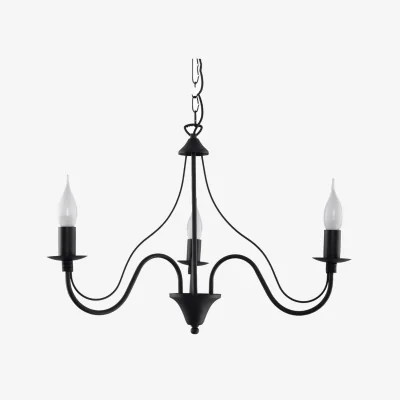 The Range Chandelier MINERWA 3 black - black