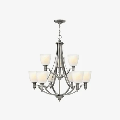 The Range Truman Chandelier Nickel - Nickel