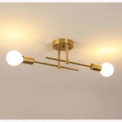 The Range Chandelier 2 Lights Gold - Gold