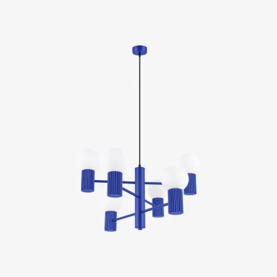 The Range Chandelier HALO 6 ultramarine - ultramarine