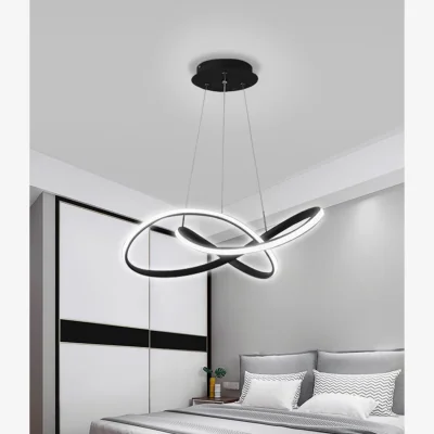 The Range Chandelier Black 55cm - Black