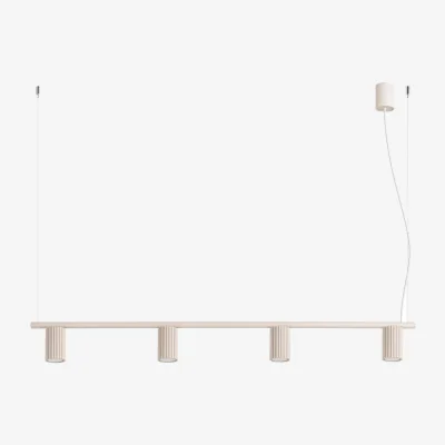 The Range Chandelier KARBON 4 beige - beige