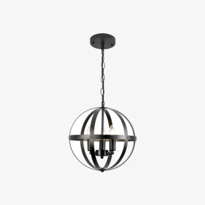 The Range Chandelier Black 35cm - Black