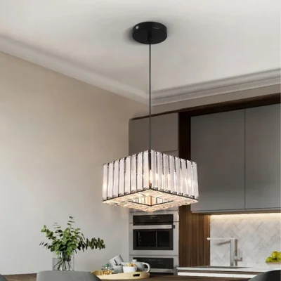 The Range Pendant Black Light - Black