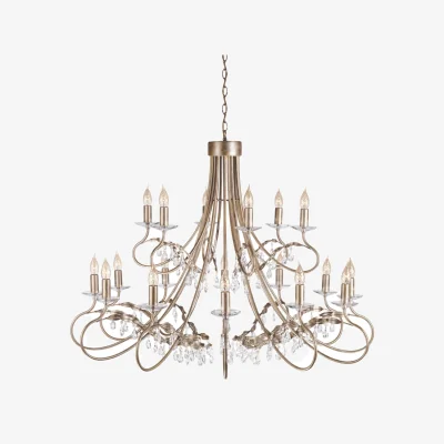The Range Christina Chandelier Gold - Gold