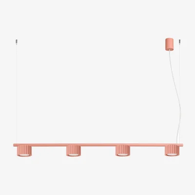 The Range Chandelier AURA 4 peach Gx53 - peach