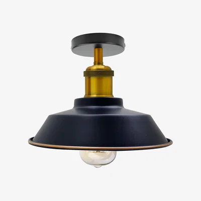 The Range Retro Style Metal Chandelier Set with Bulb - Dark