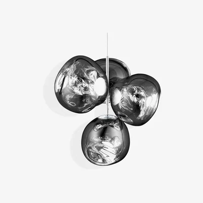 Tom Dixon Tom Dixon - Melt LED Chandelier Chrome Small