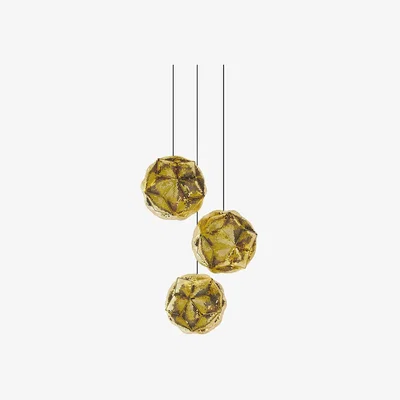 Tom Dixon Tom Dixon - Puff Pendant System Round Trio Brass LED