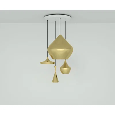 Tom Dixon Tom Dixon - Beat LED Brass Range Round Pendant System