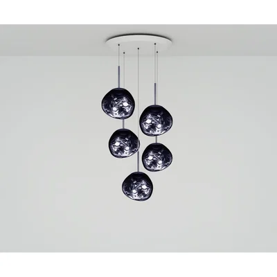 Tom Dixon Tom Dixon - Melt Mini LED Smoke Round Pendant System