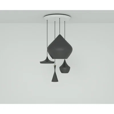 Tom Dixon Tom Dixon - Beat LED Black Range Round Pendant System