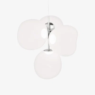 Tom Dixon Tom Dixon - Melt Chandelier Small Opal/Silver LED