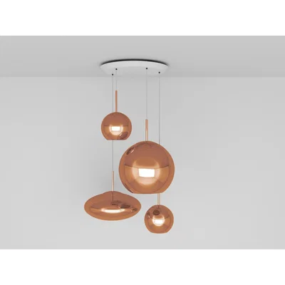 Tom Dixon Tom Dixon - Copper LED Range Round Pendant System