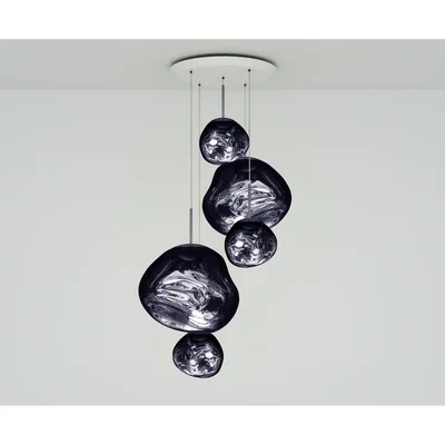 Tom Dixon Tom Dixon - Melt LED Smoke Large Round Pendant System