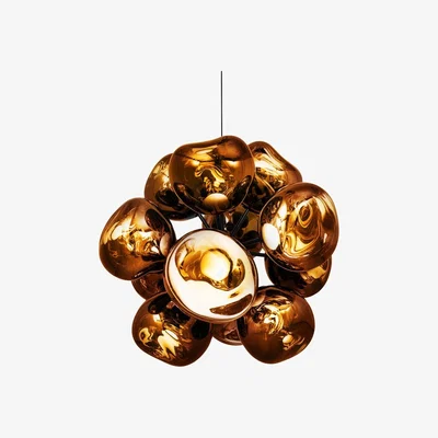 Tom Dixon Tom Dixon - Melt Burst Chandelier Gold LED