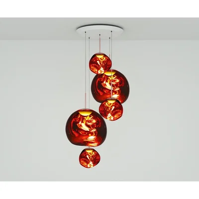 Tom Dixon Tom Dixon - Melt LED Copper Large Round Pendant System