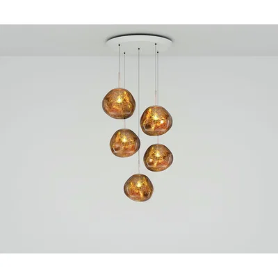Tom Dixon Tom Dixon - Melt Mini Gold Round Pendant System