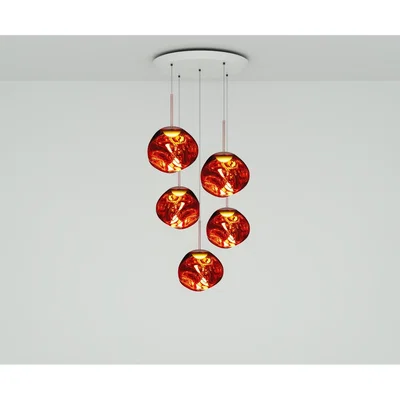 Tom Dixon Tom Dixon - Melt Mini LED Copper Round Pendant System